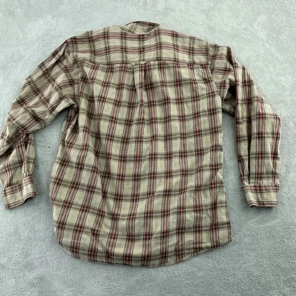 Pendleton wrinkle resistant Shirt Long Sleeve Button Down Mens L Plaid 3921 - Picture 6 of 8